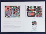 a picture of a book with some type of art on it
