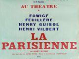 poster for the paris opera ' s la parisiene, on one saurit persere, at the paris opera