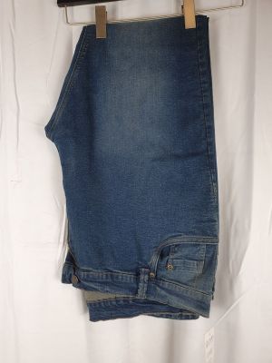 LMA - Jean droit BITUME - Taille FR 56 - Denim 5 poches - Ne…