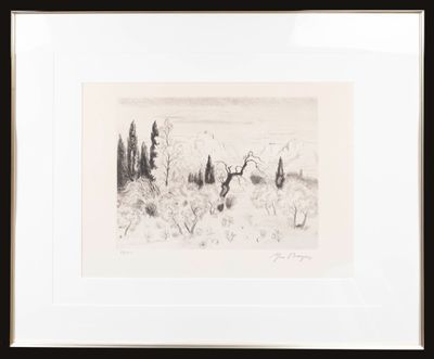 YVES BRAYER (1907-1990), « Provence », Eau forte signée en m…
