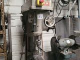 a machine that is sitting inside of a building