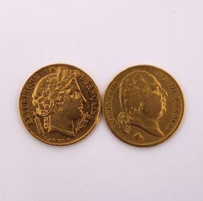 an image of two gold coins on a white surface