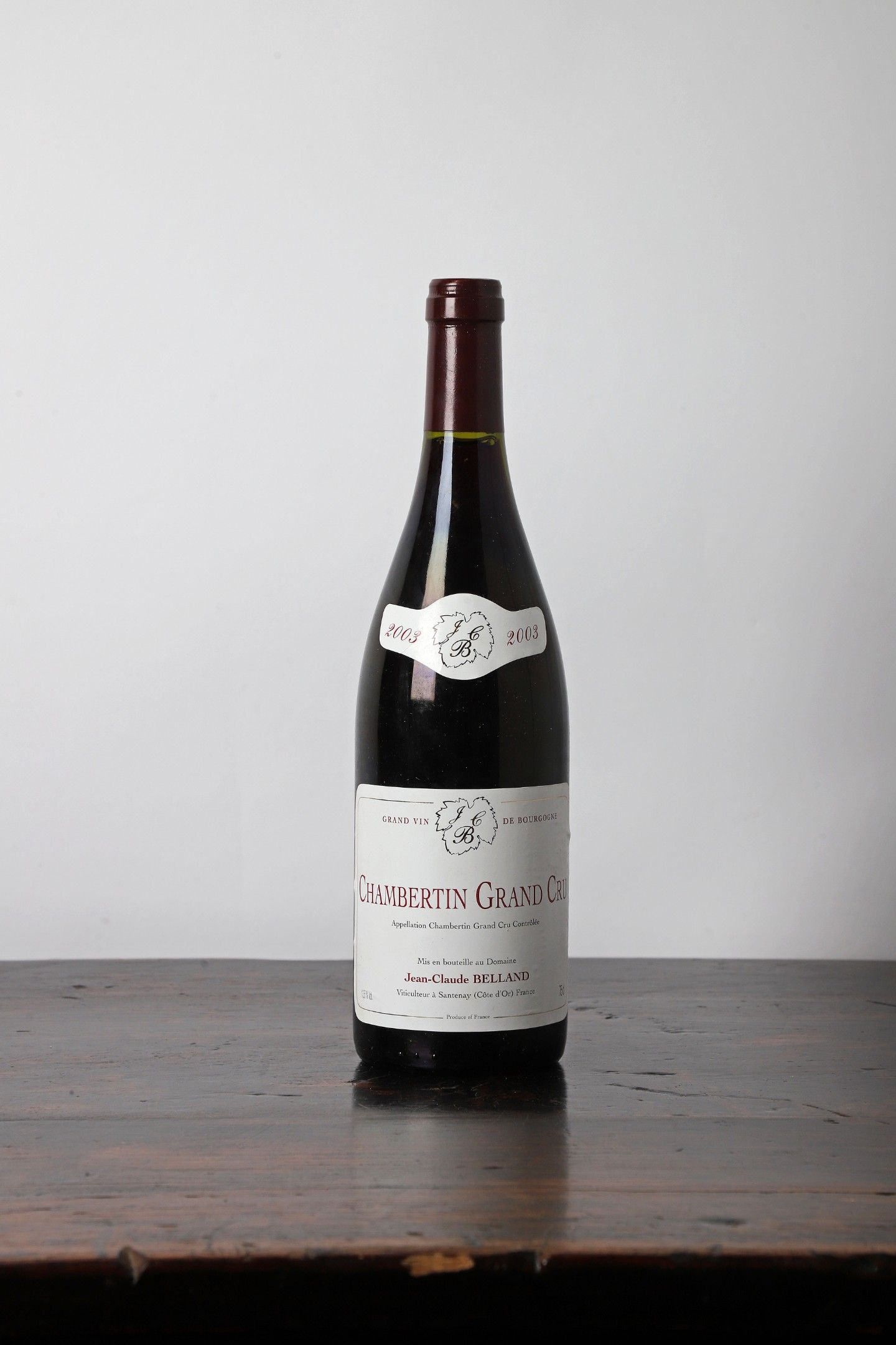 1 B CHAMBERTIN (Grand Cru) - 2003 - Domaine Jean-Claude Bell…