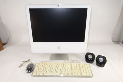 Micro ordinateur APPLE I-MAC, avec clavier, souris et 2 ence…