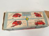 a box that has a picture of a red car in it