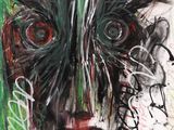 une image représentant un tableau d'un homme au visage vert