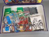 a box with a bunch of toys inside of it