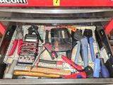 many tools in the drawer of a tool box