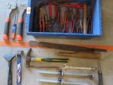 many tools that are laying out on the floor