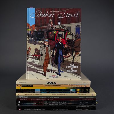 books stacked on top of each other on a black surface