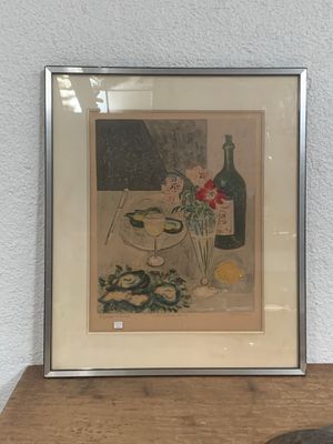 Roger FORISSIER (1924-2003) Nature morte aux huitres Gravure…