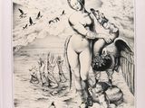 a book with a picture of a woman holding a baby