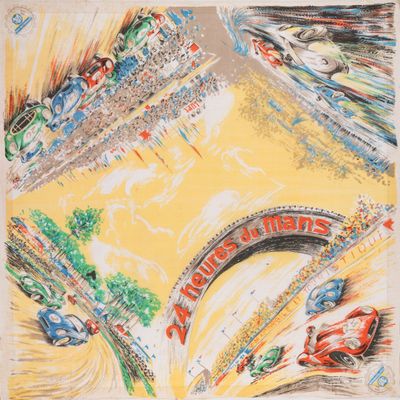 an image of a drawing of a train going over a bridge