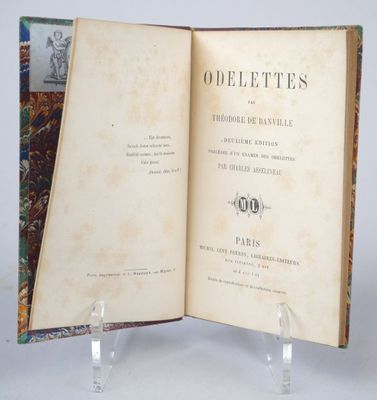 BANVILLE Théodore de. Odelettes, 2ème édition précédée d'un …