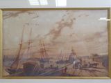 une image d'un tableau accroché au mur d'une pièce
