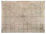an old map of the city of paris, france