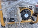 a picture of a portable generator sitting on top of a pile of plastic
