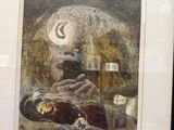 une photo d'une photo représentant une personne tenant un téléphone portable
