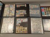 many different types of stamps on a table