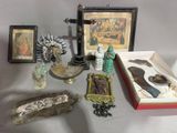 a lot of items that are on a table