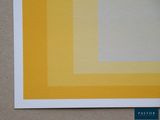 an image of a picture of a yellow and white square