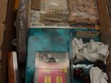 a box full of assorted items that are in the box
