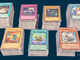 a lot of cards that are sitting on a table