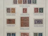 an image of a picture of a collection of stamps on display