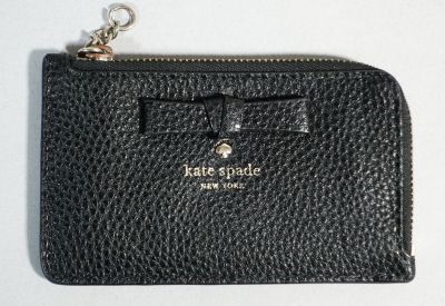 KATE SPADE Porte-monnaie en cuir noir