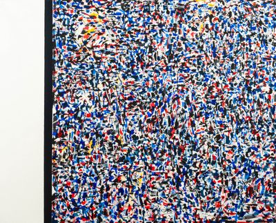 an image of a painting with a lot of different colors on it