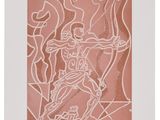 an image of a drawing of a man holding a sword
