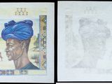 deux images représentant le dessin d'un homme portant un turban sur la tête