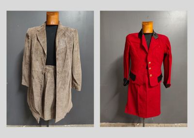 NINA RICCI et MADELEINE lot de 2 tailleurs : Tailleur avec v…