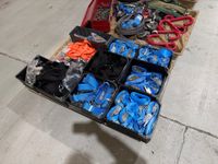 Lot 3 palettes de matériel de levage et d'arrimage dont élin… (photo 2)