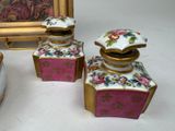 three vases that are sitting next to each other