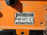 a close up of a sign on the back of a truck