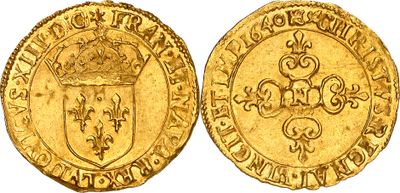 l'image d'une pièce d'or ornée d'une couronne