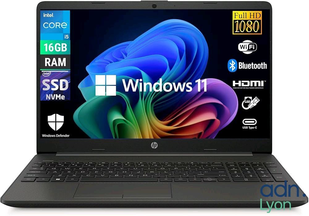 Ordinateur portable HP 250 G9 Gris Foncé - Intel Core I5-123…