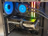 a close up of a computer case with a lot of wires
