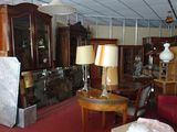 a room with a lot of furniture in it