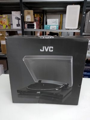 a black box with a picture of a record player inside of it