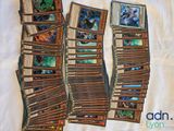 a lot of cards that are on the table