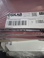 Meuble sous-vasque suspendu OSKAB, finition rouge, équipé de… (photo 2)