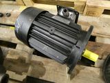 an image of a motor on a pallet in a warehouse