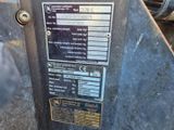 a close up of a sign on the side of a machine