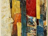 une image représentant un tableau recouvert de plusieurs couches de peinture
