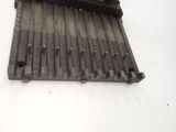 a metal plate that has been placed on top of it