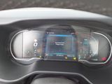 a car dashboard with a digital display on it