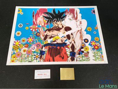 dragon ball goku and vegeta art print by le mais