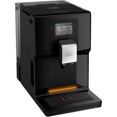 une machine à café noire sur fond blanc
